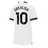 Manchester City Jack Grealish #10 Udebanetrøje Dame 2023-24 Kortærmet